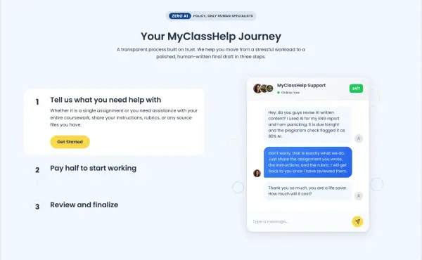 How it works section