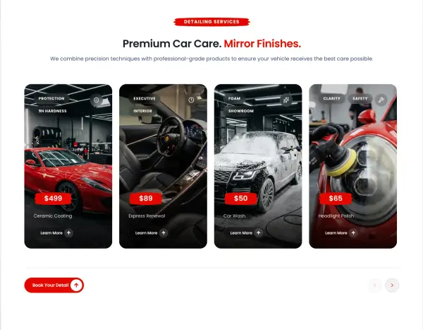 Service page